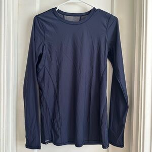 Lululemon Navy Long Sleeve Shirt